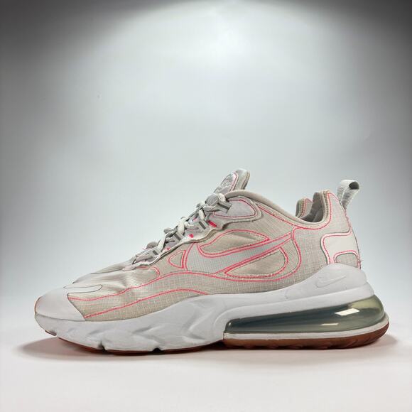 Nike Air Max 270 React SP White Lifestyle Sneakers Shoes CQ6549-100 Mens Size 11 - Picture 4 of 11